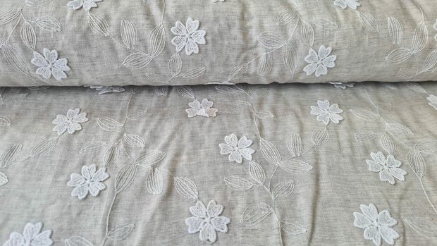 Cotton Embroidery Natural 2