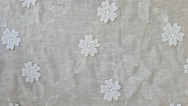 Cotton Embroidery Natural 2