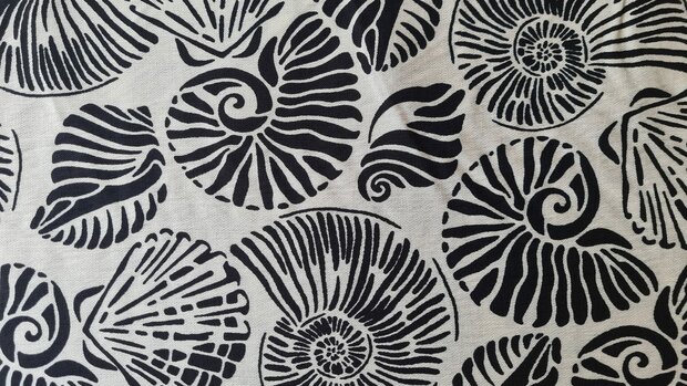 Viscose Crepe Shells Black