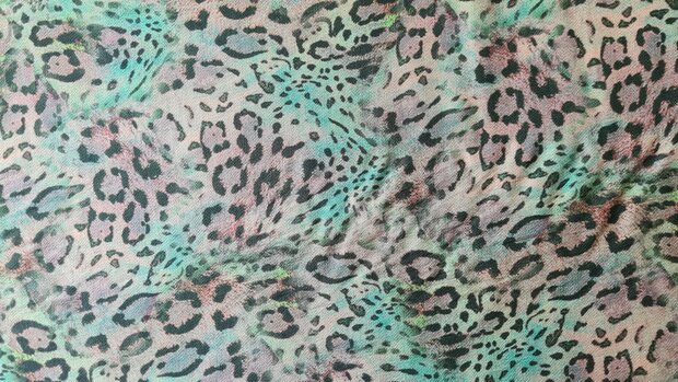 Viscose Crepe Leo Green