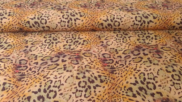 Viscose Crepe Leo Oker