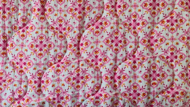 Double Stepped Cotton Pink 3