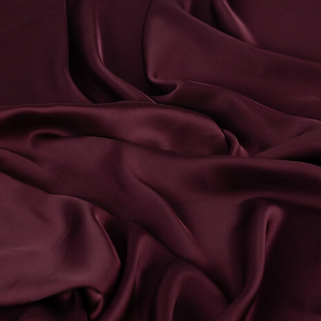 Viscose Satin Wine-Red