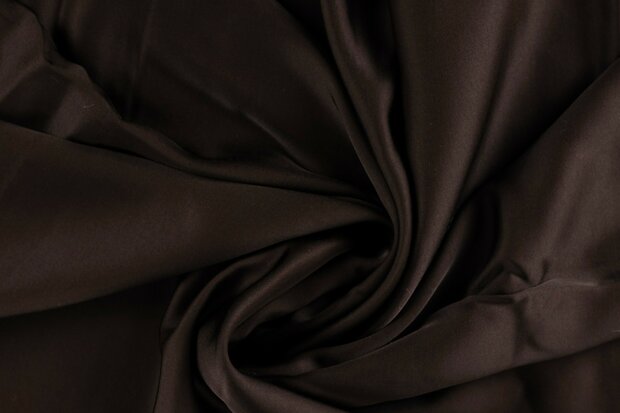 Viscose Satin Dark Brown