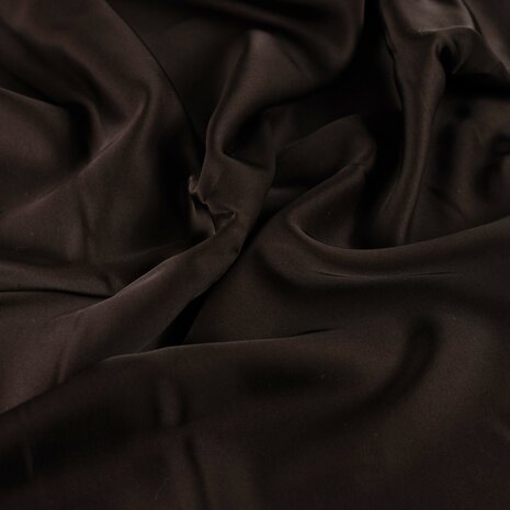 Viscose Satin Dark Brown