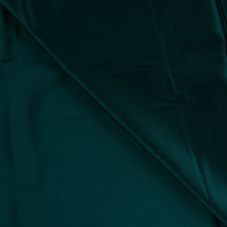 Viscose Satin Bottle Green