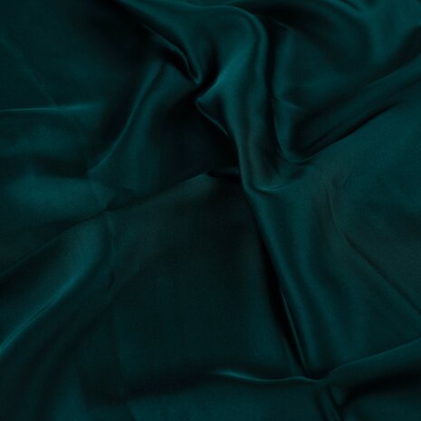 Viscose Satin Bottle Green