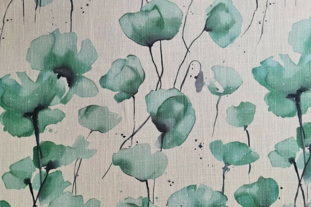 Linnen Cotton Ginko Green