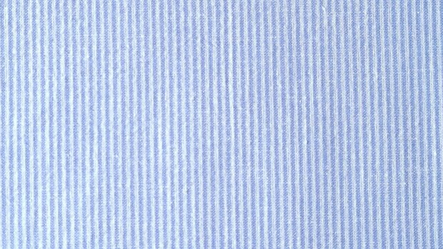 Cotton Mini Stripes Blue