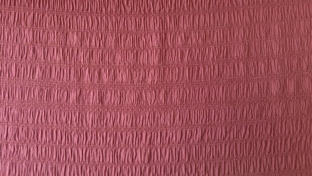 Viscose  Jacquard Smock Rouge