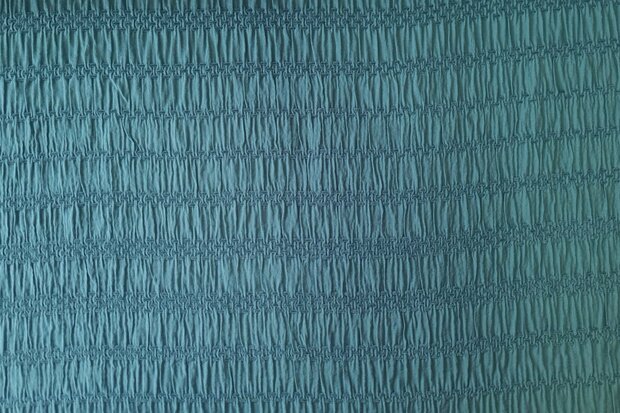 Viscose  Jacquard Smock Old Blue