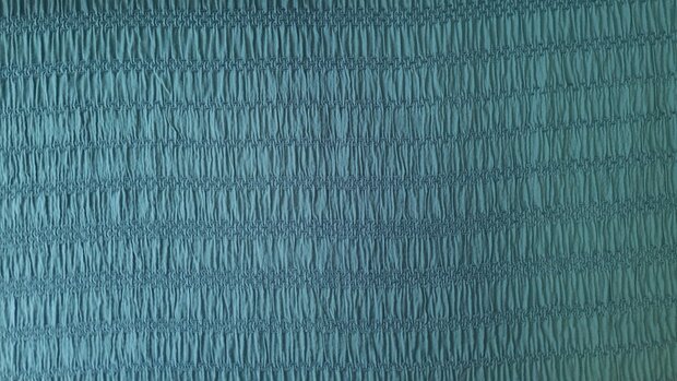 Viscose  Jacquard Smock Old Blue