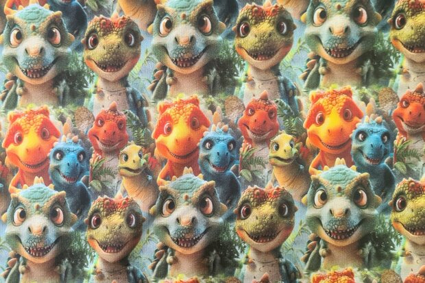 French Terry Dino's Multi