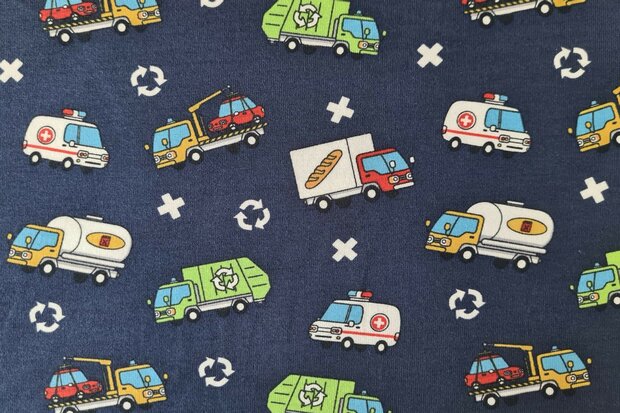 Cotton Jersey Rescue Team Navy