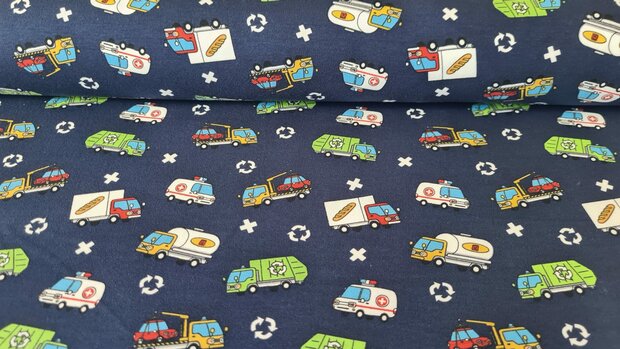 Cotton Jersey Rescue Team Navy