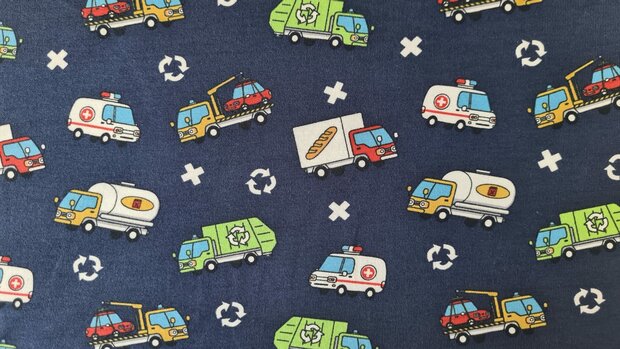 Cotton Jersey Rescue Team Navy