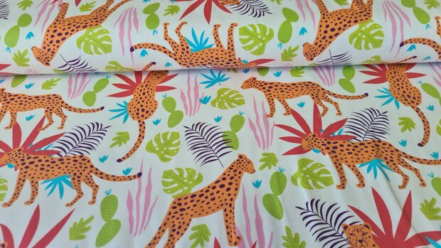 Cotton Jersey Leo Multicolour