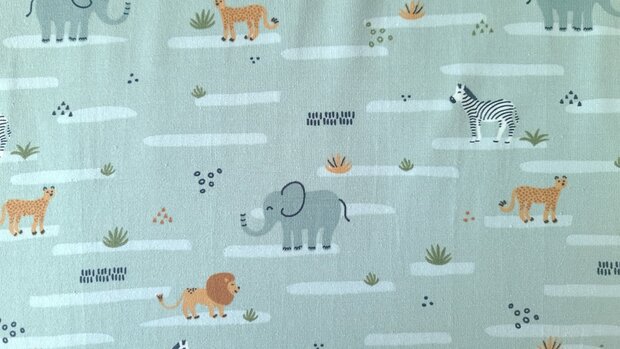 Cotton Jersey Safari Mint