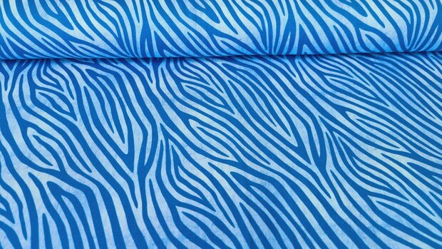 Cotton Jersey Zebra Jeans