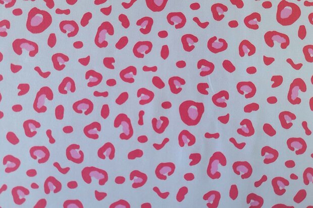 Cotton Jersey Mini Leo Coral