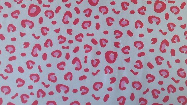 Cotton Jersey Mini Leo Coral