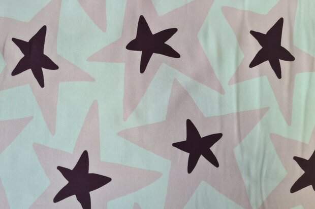 Cotton Jersey Stars Ros&eacute;