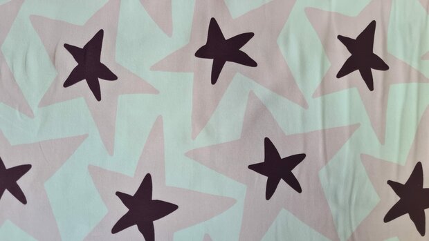 Cotton Jersey Stars Ros&eacute;