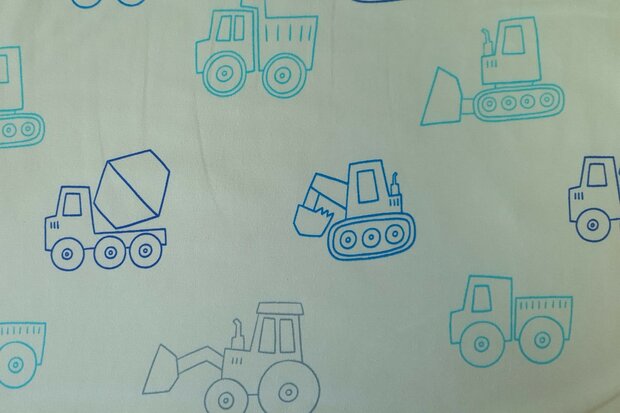 Cotton Jersey Construction Machines Mint