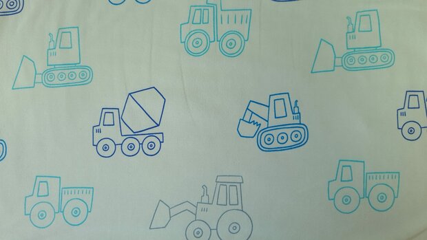 Cotton Jersey Construction Machines Mint