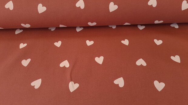 French Terry Hearts Terra