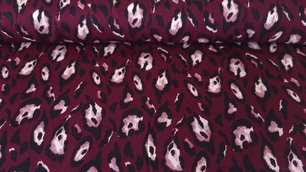 Viscose Twill Leo Red