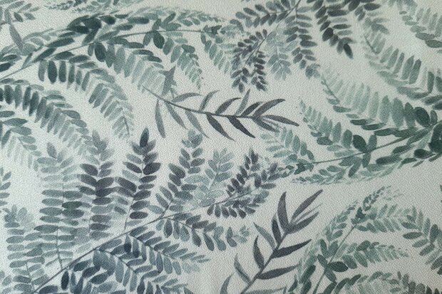 Viscose Crepe Twigs Green