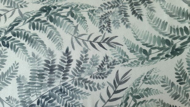 Viscose Crepe Twigs Green
