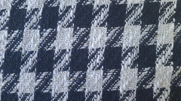 Chanel Boucl&eacute; Lurex Check Blue
