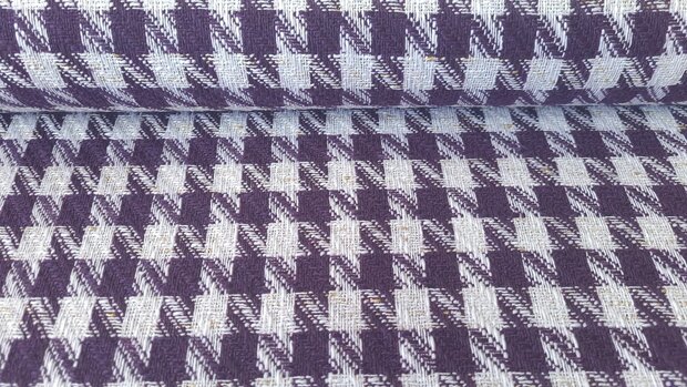 Chanel Boucl&eacute; Lurex Check Purple