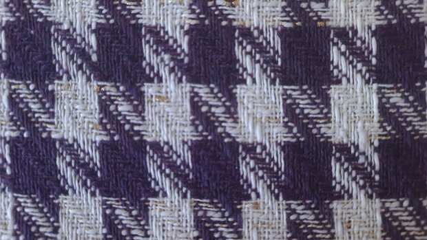 Chanel Boucl&eacute; Lurex Check Purple