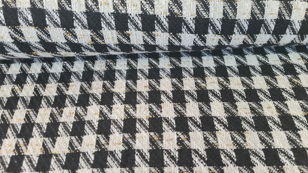 Chanel Boucl&eacute; Lurex Check Black
