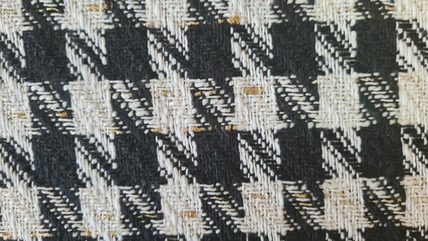 Chanel Boucl&eacute; Lurex Check Black