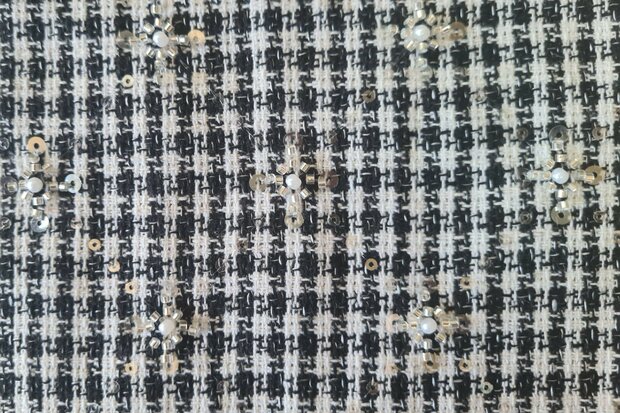 Chanel Boucl&eacute; Embroidery Black ( Recycled )