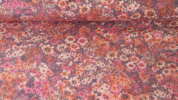 Stretch-Cord Milles Fleurs Terra