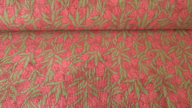 Stretch-Cord Meadow Green-Red