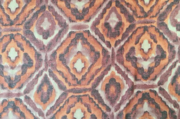 Knitted Viscose Abstract Terra