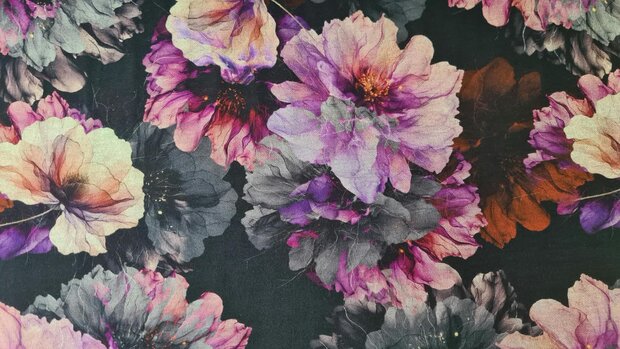 Punta Romance Flower Black