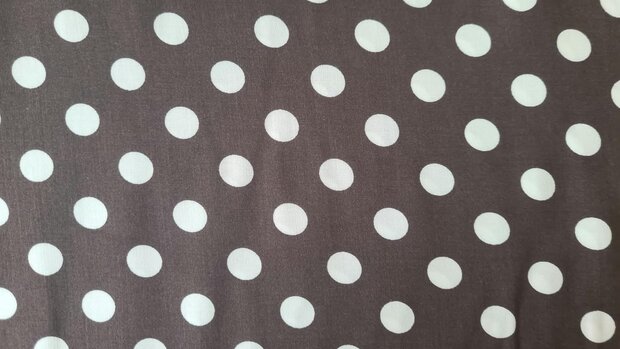 Viscose Dots Brown