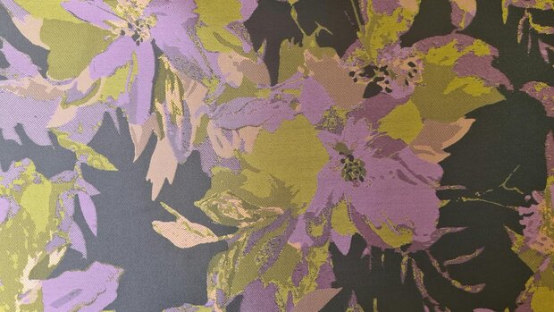 Jacquard Flower Mauve