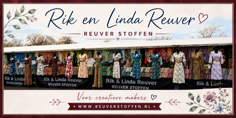 Onze kraam op de markt of op een beurs
