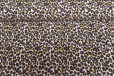 Katoenen Tricot Animal Sand Geel Katoenen Tricot Animal Sand Geel