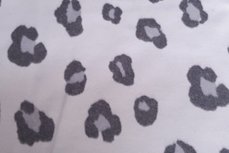 Coupon Katoenen Fleece Animal Grijs Coupon Katoenen Fleece Animal Grijs