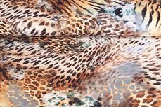 Digitale Viscose tricot Tijger Leo Digitale Viscose tricot Tijger Leo