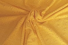 Rekbare Broderie Geel Rekbare Broderie Geel